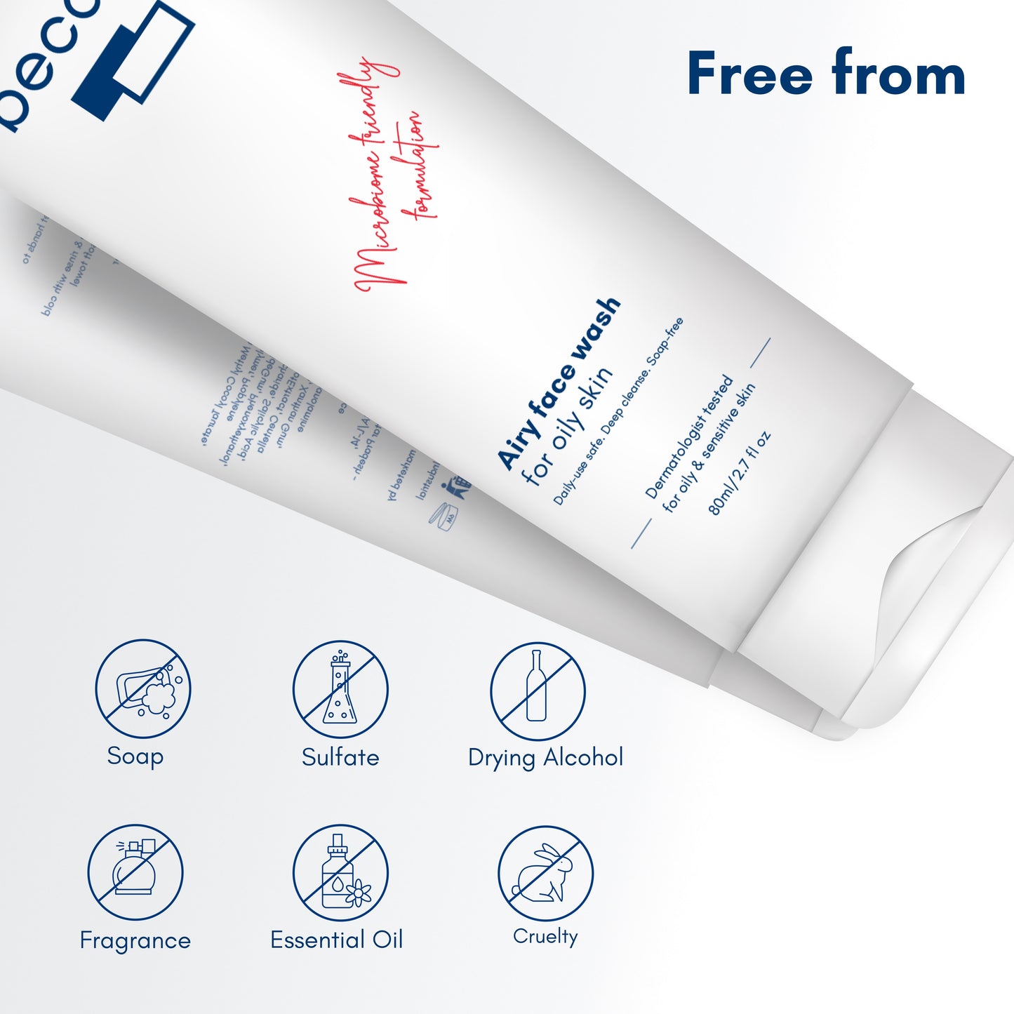 Becalm Airy Salicylic Acid Face Wash For Oily Skin