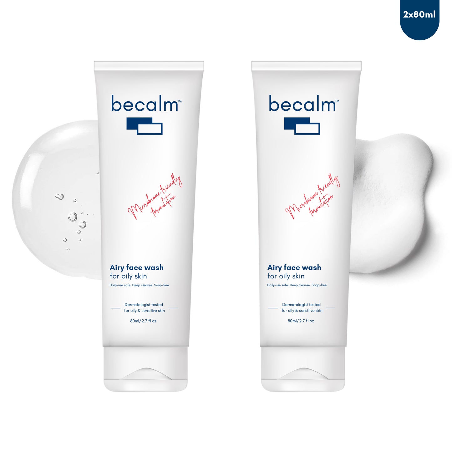 Becalm Airy Salicylic Acid Face Wash For Oily Skin