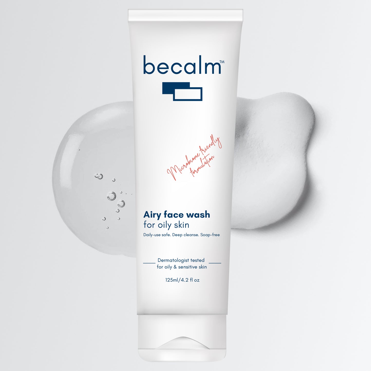 Becalm Airy Salicylic Acid Face Wash For Oily Skin