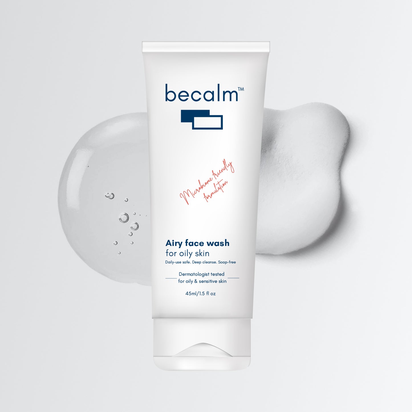 Becalm Airy Salicylic Acid Face Wash For Oily Skin
