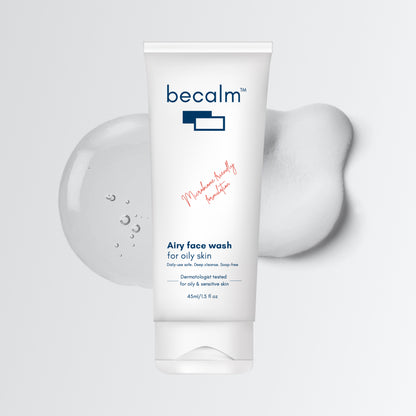 Becalm Airy Salicylic Acid Face Wash For Oily Skin