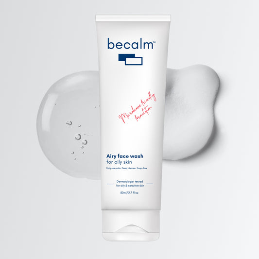 Becalm Airy Salicylic Acid Face Wash For Oily Skin