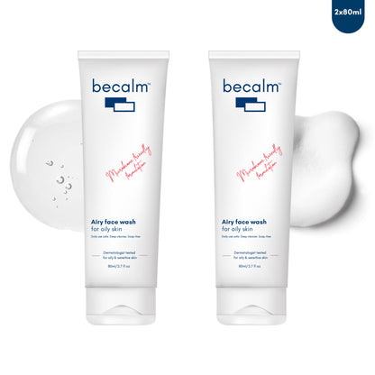 Becalm Airy Salicylic Acid Face Wash For Oily Skin